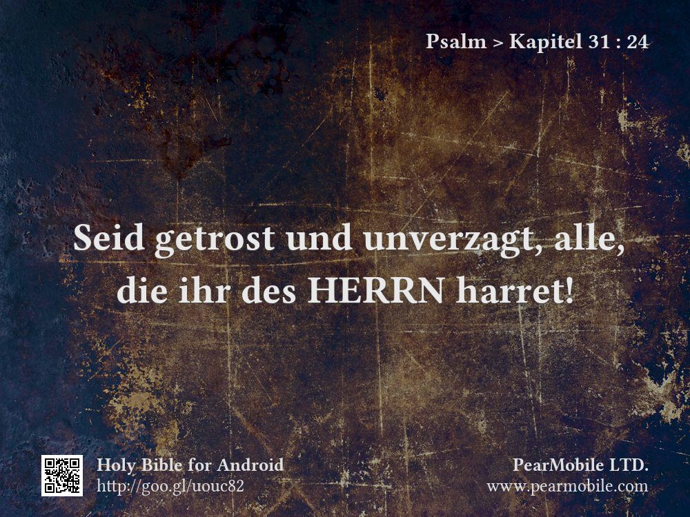 Psalm, Kapitel 31:24